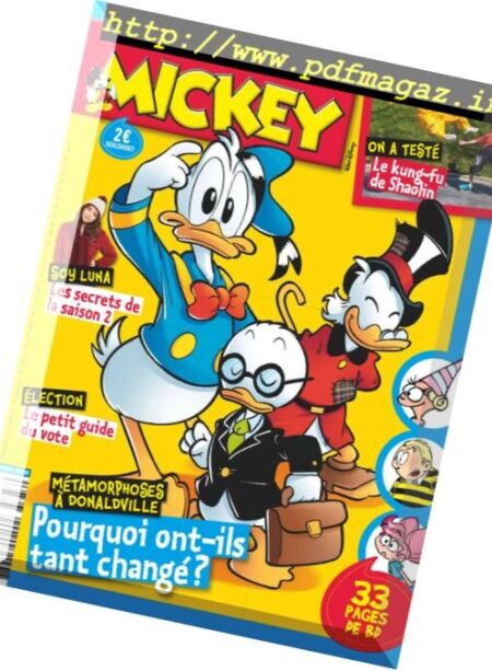 Le Journal de Mickey – 19 Avril 2017 Cover