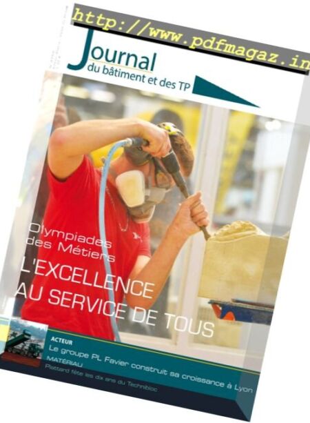 Le Journal du Batiment et des TP – 6 Avril 2017 Cover