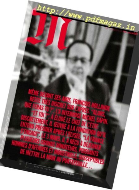 Le Magazine du Monde – 18 Mars 2017 Cover