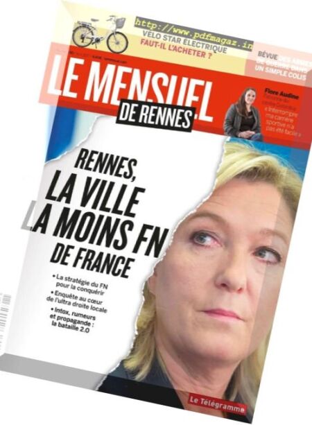 Le Mensuel de Rennes – Avril 2017 Cover