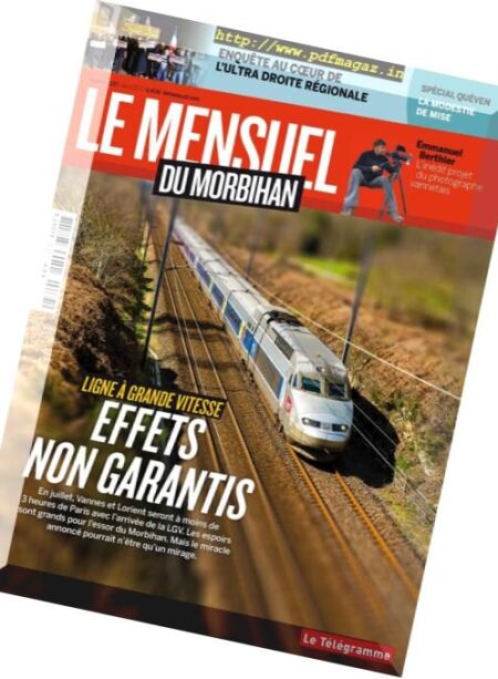 Le Mensuel du Morbihan – Avril 2017 Cover