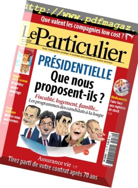 Le Particulier – Avril 2017 Cover