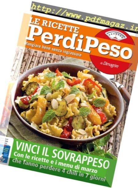 Le Ricette PerdiPeso – Marzo 2017 Cover