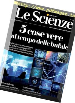 Le Scienze – Febbraio 2017