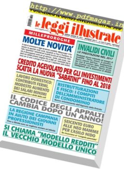 Leggi Illustrate – Marzo 2017