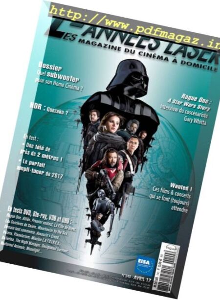 Les Annees Laser – Avril 2017 Cover