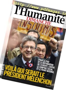 L’Humanite Dimanche – 6 au 12 Avril 2017