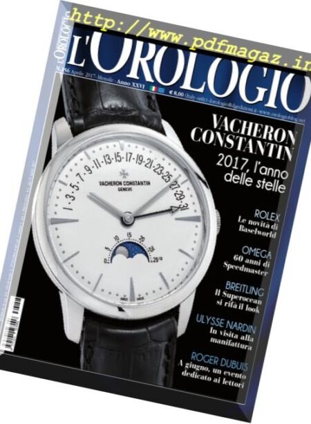 l’Orologio – Aprile 2017 Cover