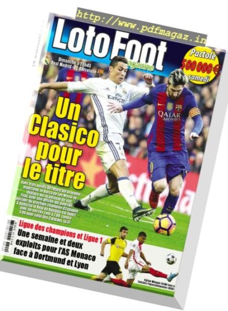Loto Foot – 19 Avril 2017 Cover