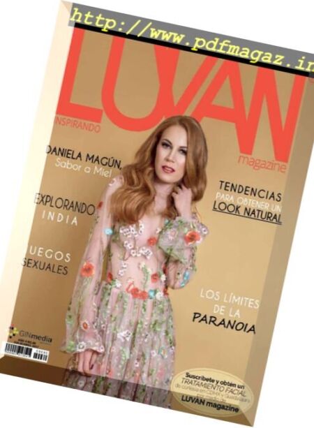 Luvan Magazine – Abril 2017 Cover