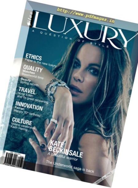 Luxury Files – Spring 2017 Cover