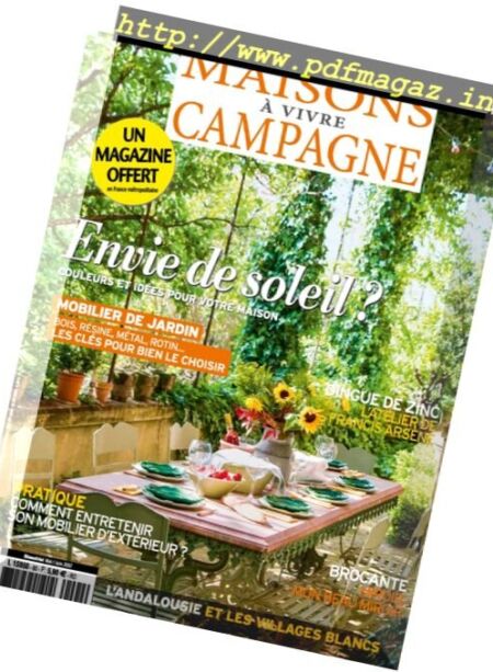Maisons a Vivre Campagne – Mai-Juin 2017 Cover