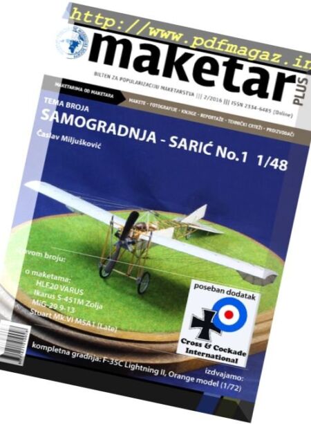 Maketar Plus – 2, 2016 Cover