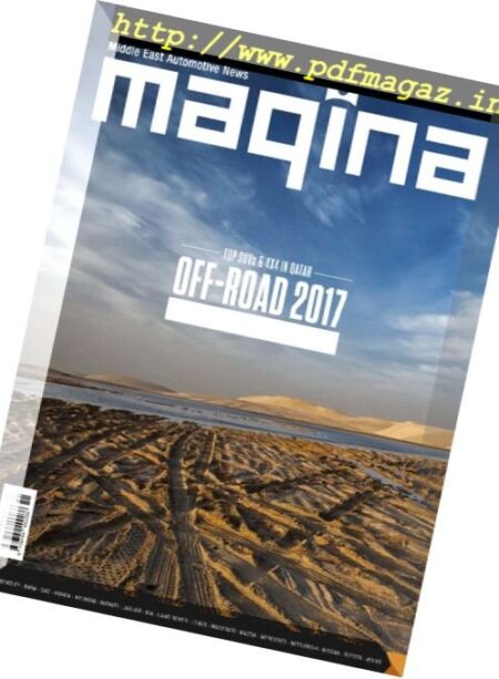 Maqina Magazine – Off-Road Special Edition & Awards 2017 Cover
