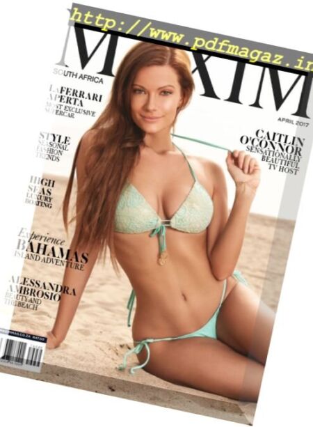 Maxim South Africa – April 2017 Cover