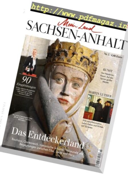 Mein Land – Sachsen-Anhalt – Nr.5, 2017 Cover