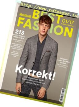 Men’s Health Germany – Best Fashion – Fruhjahr-Sommer 2017