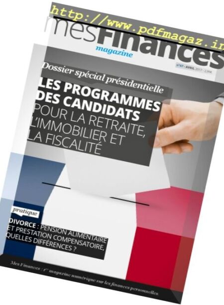 Mes Finances Magazine – Avril 2017 Cover
