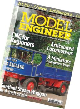 Model Engineer – 31 March – 13 April 2017