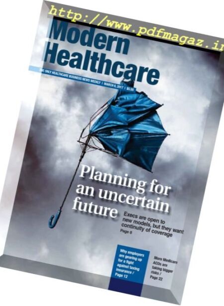Modern Healthcare – 6 March 2017 Cover