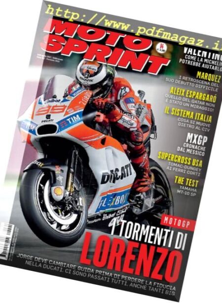 Moto Sprint – 4 Aprile 2017 Cover