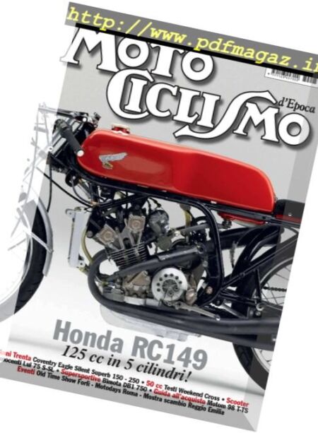 Motociclismo d’Epoca – Maggio 2017 Cover