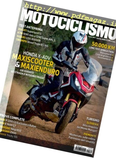 Motociclismo Italia – Marzo 2017 Cover