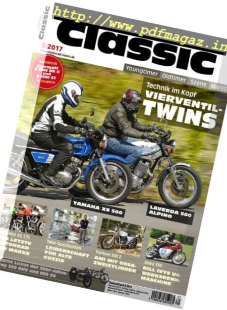 Motorrad Classic – Mai 2017 Cover