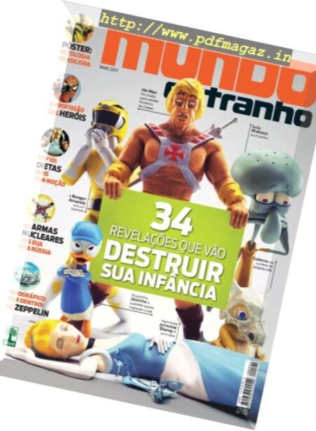 Mundo Estranho – Brazil – Issue 194 – Maio 2017 Cover
