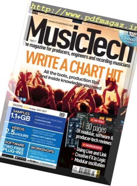 MusicTech – Issue 170, May 2017 Cover