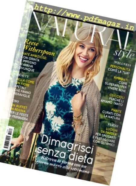 Natural Style – Aprile 2017 Cover
