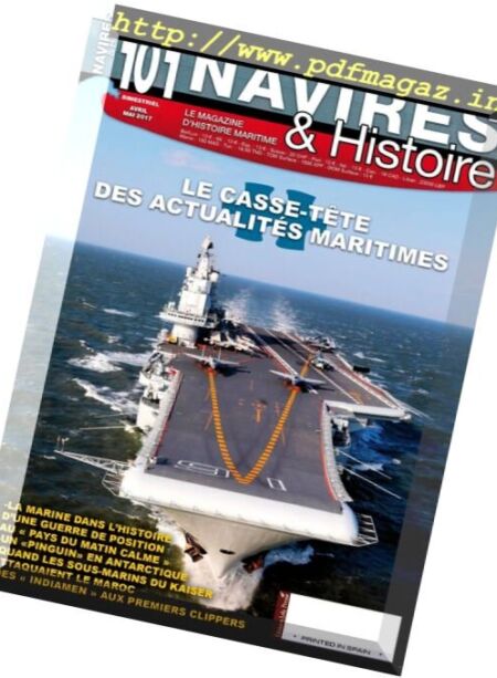 Navires & Histoire – Avril-Mai 2017 Cover