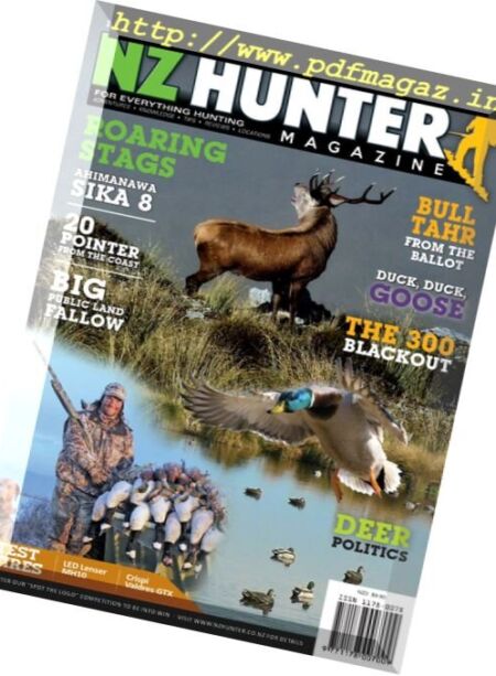 NZ Hunter – April-May 2017 Cover