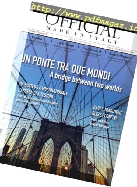 Official Made In Italy – Febbraio 2017 Cover