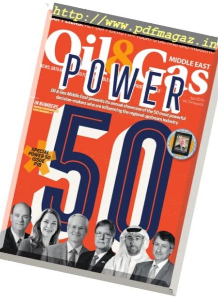 Oil & Gas Middle East – April 2017 Cover