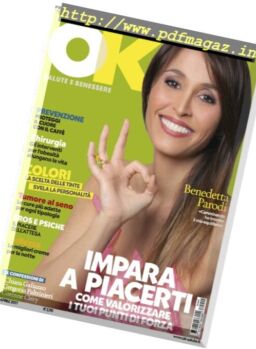 Ok Salute e Benessere – Aprile 2017