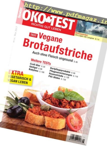Okotest – Mai 2017 Cover