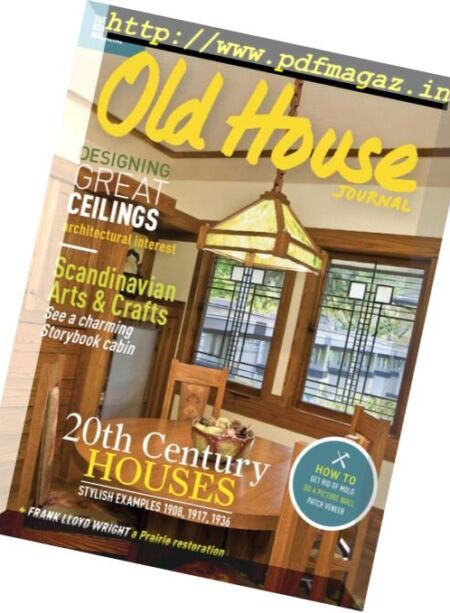 Old House Journal – May 2017 Cover