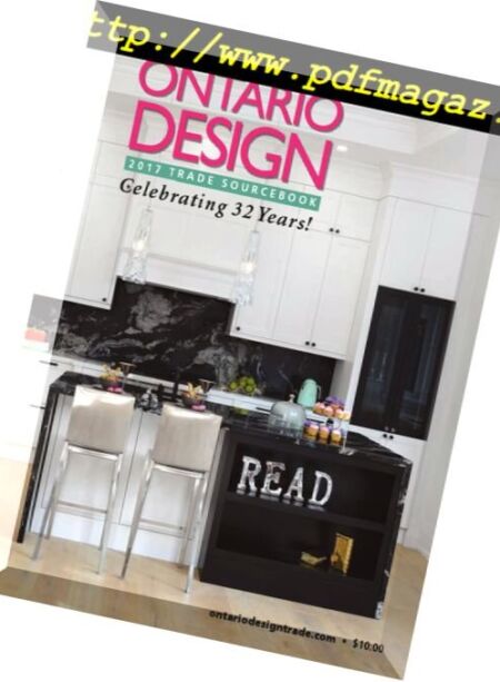 Ontario Design – Trade Sourcebook 2017 Cover