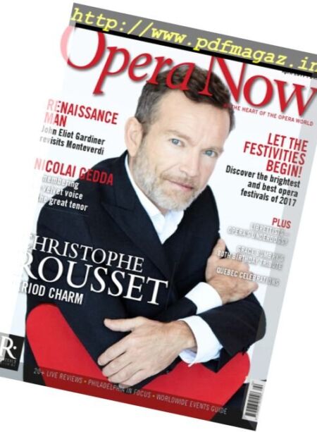 Opera Now – April 2017 Cover