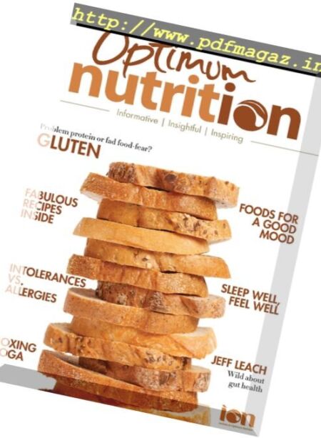 Optimum Nutrition – Spring 2017 Cover