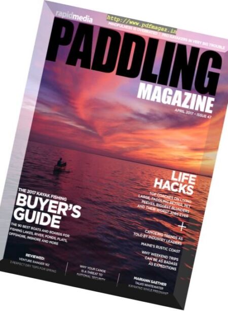 Paddling Magazine – April 2017 Cover