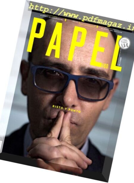 Papel Magazine – 26 Marzo 2017 Cover