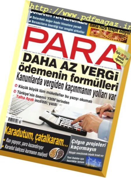 Para – 2-8 Nisan 2017 Cover