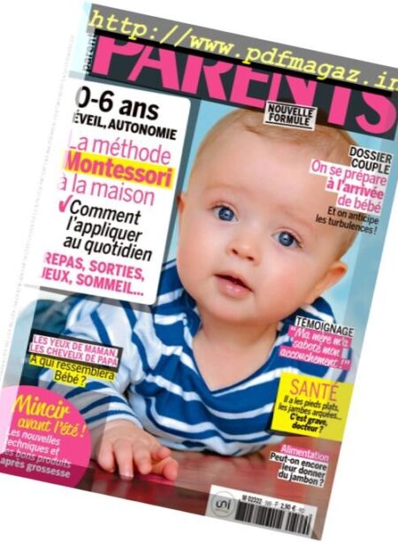 Parents France – Mai 2017 Cover