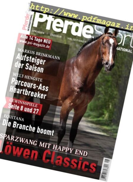 Pferdesport International – 1 April 2017 Cover