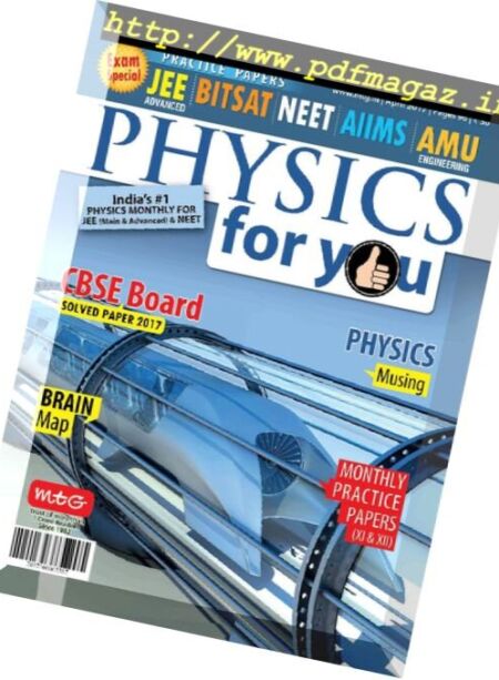 Physics For You – April 2017 Cover