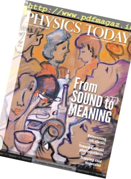 Physics Today – April 2017 Cover