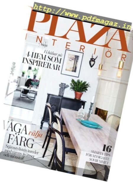 Plaza Interior – Mars 2017 Cover