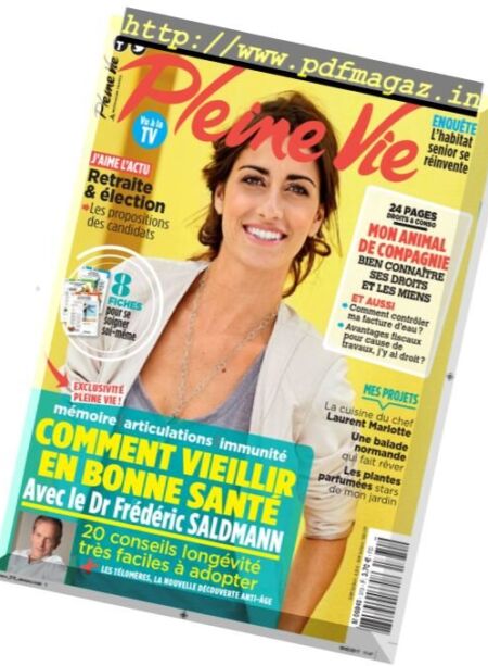 Pleine Vie – Avril 2017 Cover